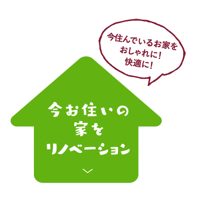 今お住いの家をリノベーション